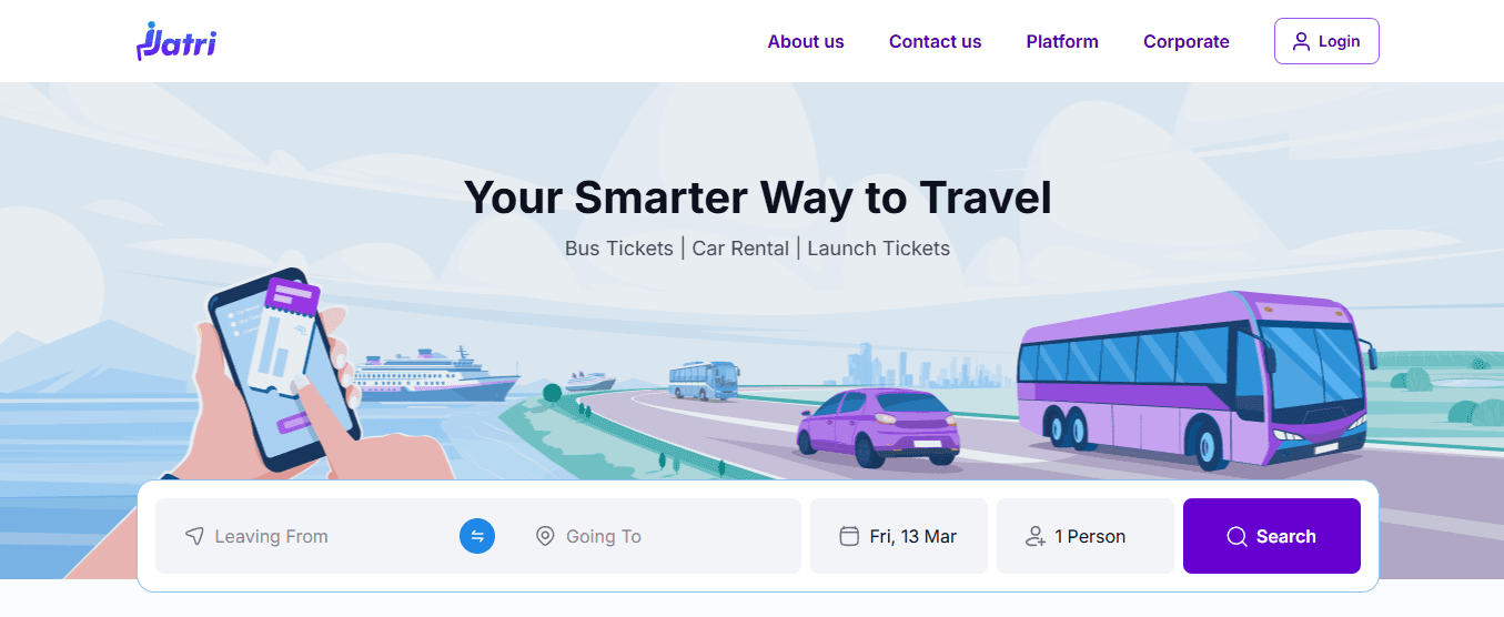 Jatri — travel booking platform